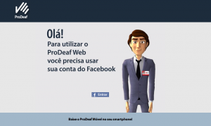 Aplicativo para linguagem de sinais prodeaf